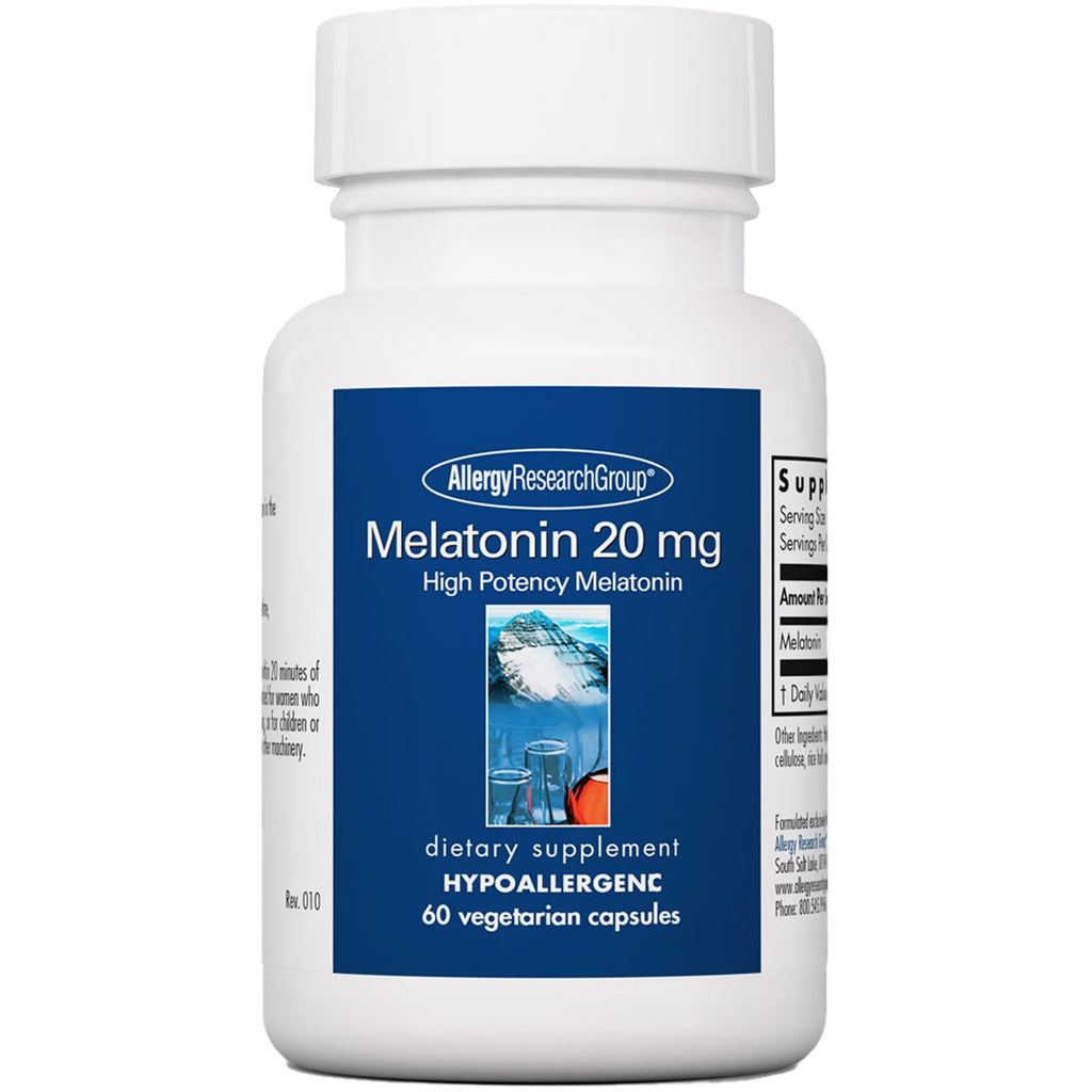 Allergy Research GroupMelatonin 20 mg 60 vegcaps - Live Well Franklin