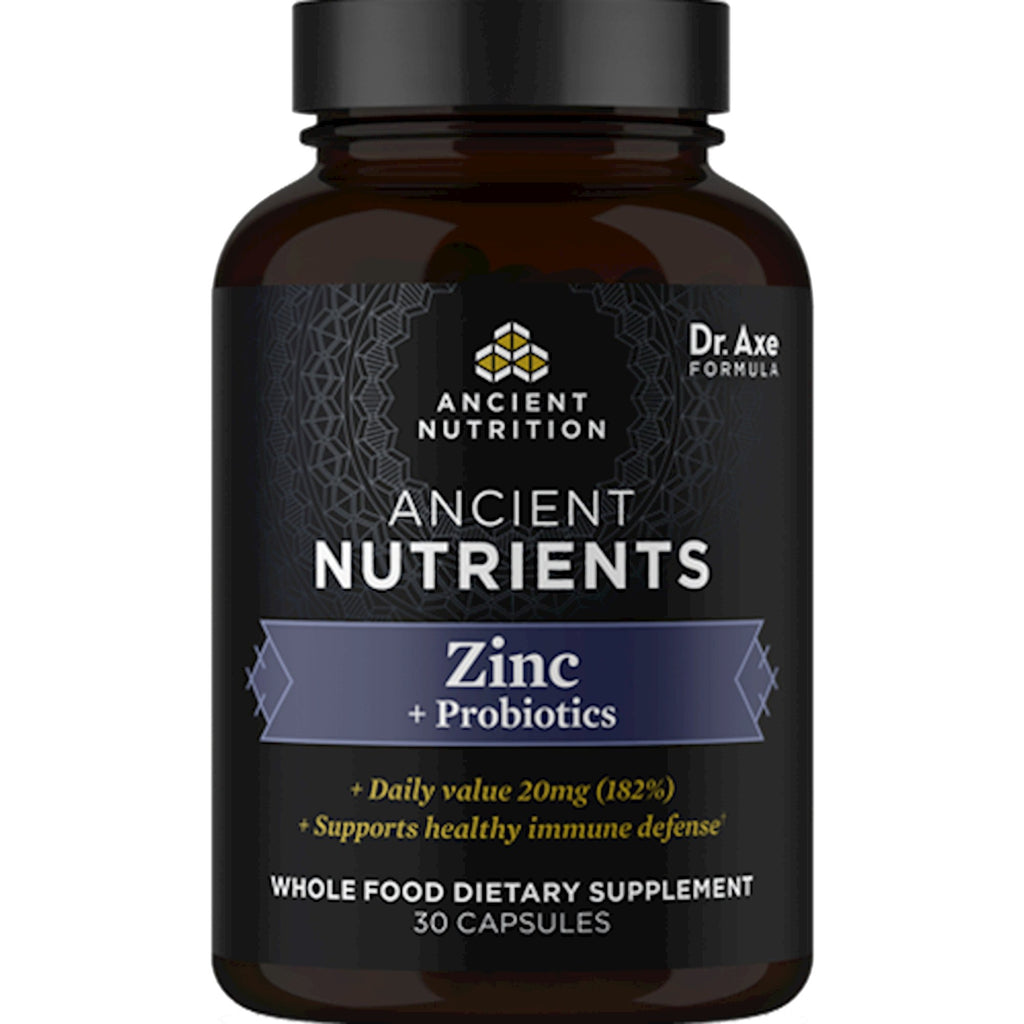 Ancient NutritionZinc + Probiotics 30 caps - Live Well Franklin