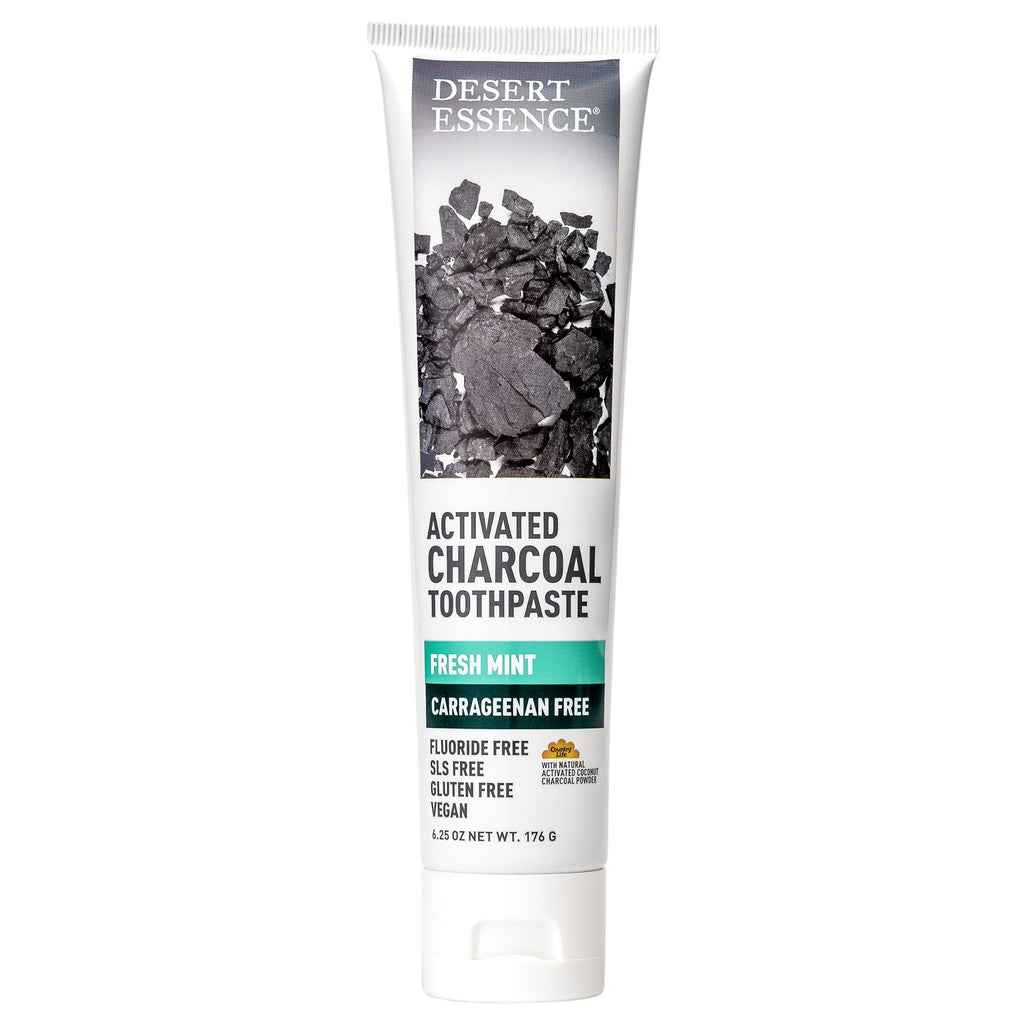 Desert EssenceActivated Charcoal Mint Toothpaste - Live Well Franklin