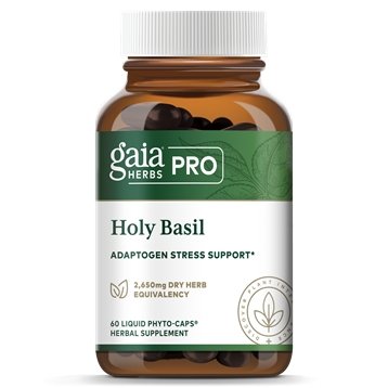Gaia HerbsHoly Basil Pro 60 lvcaps - Live Well Franklin