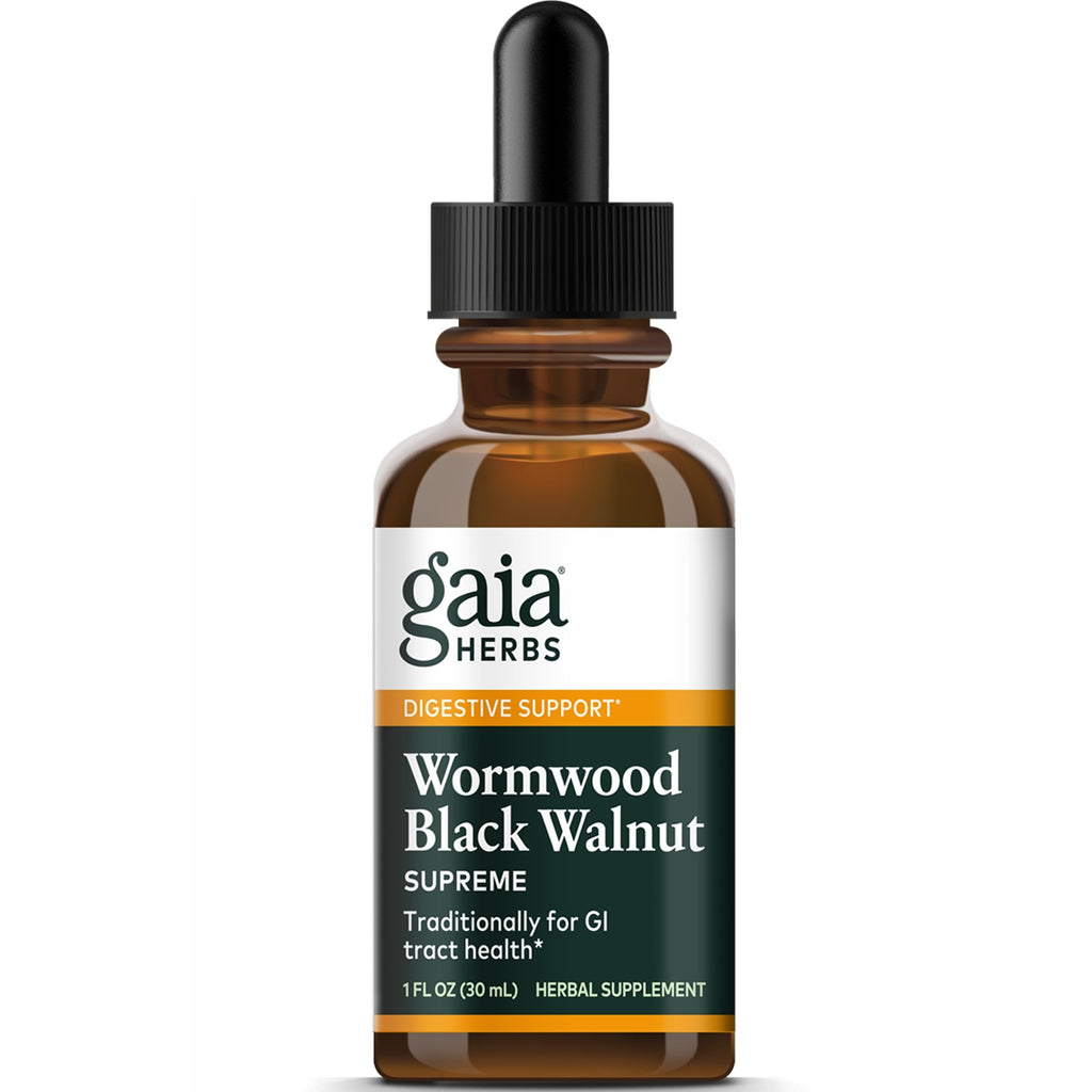 Gaia HerbsWormwood Black Walnut Supreme 1 oz - Live Well Franklin