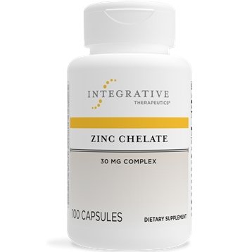 Integrative TherapeuticsZinc Chelate 30 mg 100 caps - Live Well Franklin