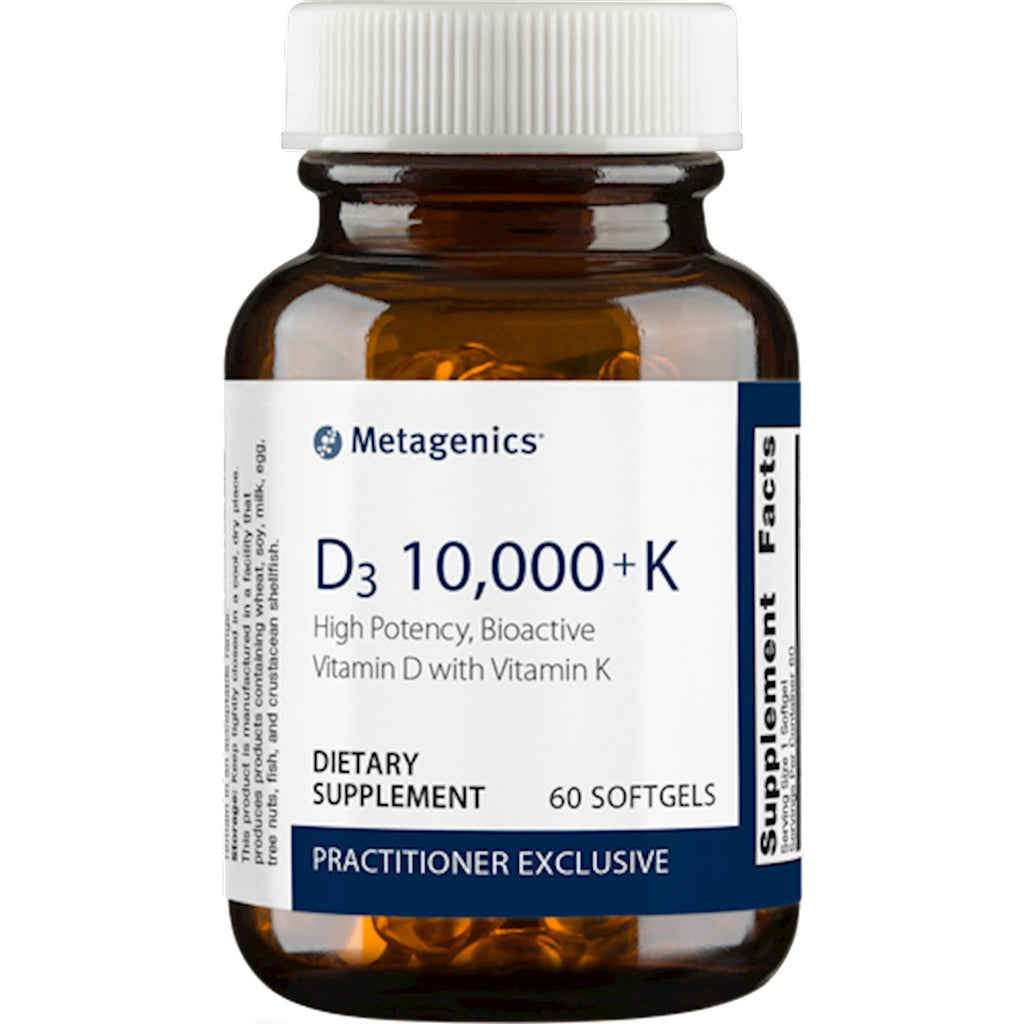 MetagenicsD3 10,000 + K 60 gels - Live Well Franklin