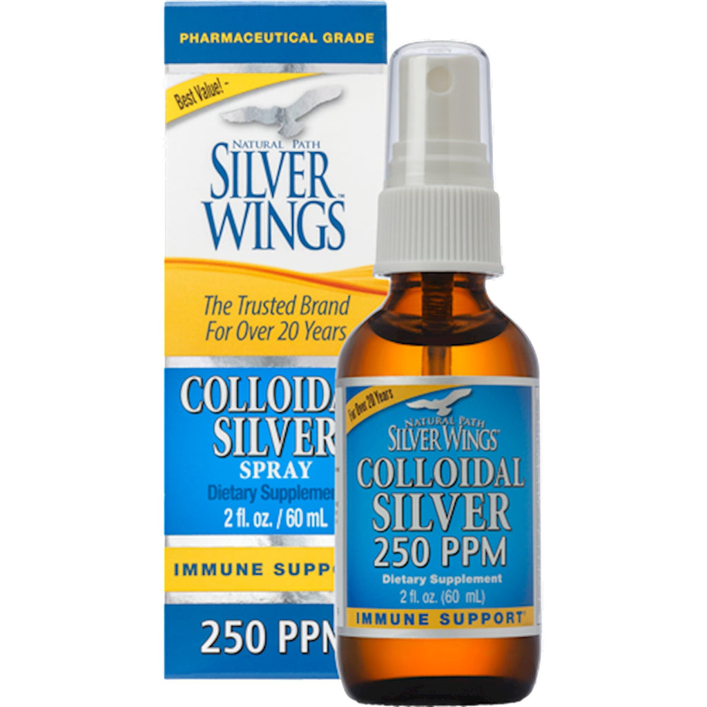 Natural Path Silver WingsColloidal Silver 250 PPM 2 oz Spray - Live Well Franklin