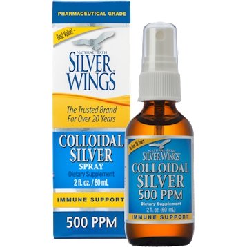 Natural Path Silver WingsColloidal Silver 500PPM 2 oz Spray - Live Well Franklin