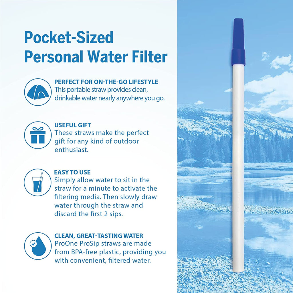 ProOneProSip Water Filter Straw - Live Well Franklin