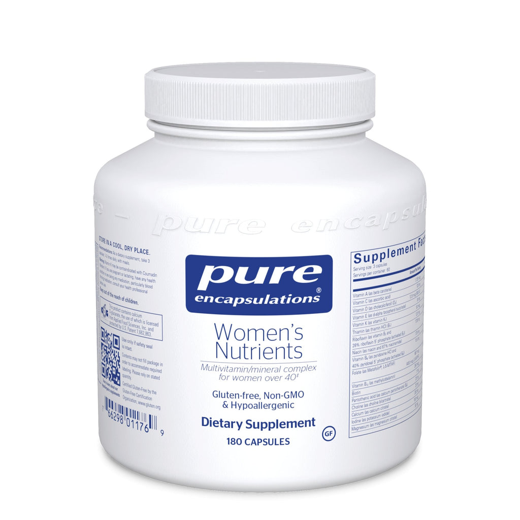 Pure EncapsulationsWomen's Nutrients 180 vcaps - Live Well Franklin