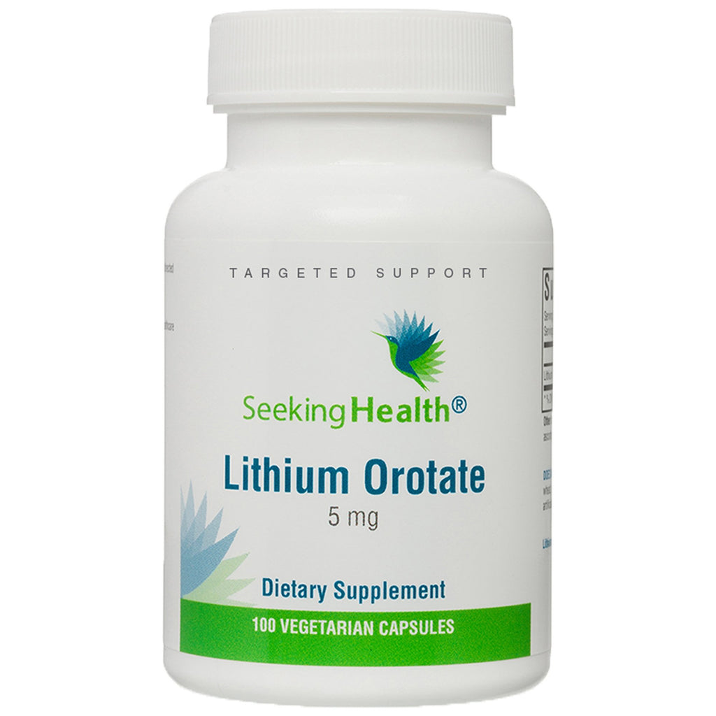 Seeking HealthLithium Orotate 5 mg 100 vegcaps - Live Well Franklin