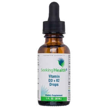 Seeking HealthOptimal Vitamin D3 + K2 Drops 1 fl oz - Live Well Franklin