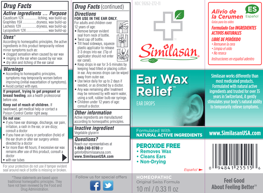 Similasan USAEar Wax Relief 10 ml - Live Well Franklin