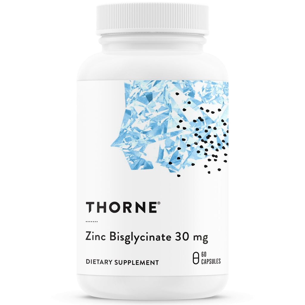ThorneZinc Bisglycinate 30 mg 60 caps - Live Well Franklin