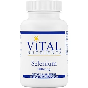 Vital NutrientsSelenium 200 mcg 90 vegcaps - Live Well Franklin