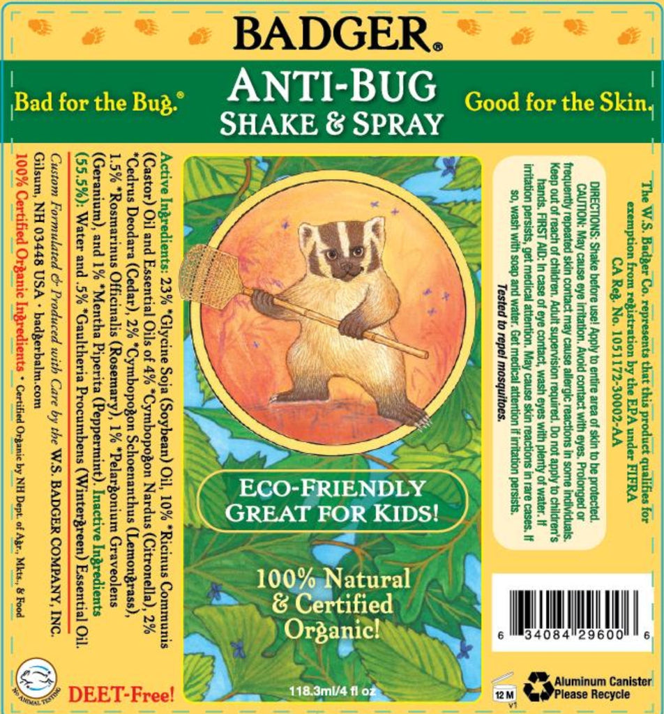 W.S. Badger CompanyAnti Bug Shake & Spray 2.7 fl oz - Live Well Franklin